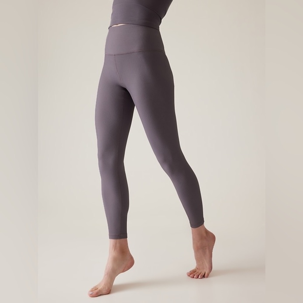 Athleta Elation Rib Tight Leggings in Dusk Violet Size 3X